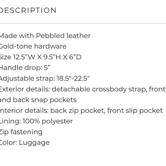 Michael Kors Brown Leather Tote Bag - Picture 13 of 13